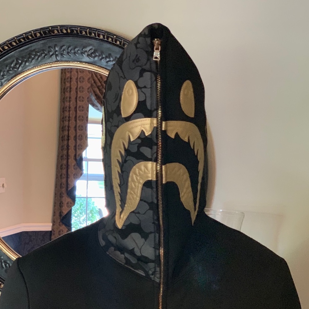 BAPE/Travis Scott Neoprene full zip hoodie